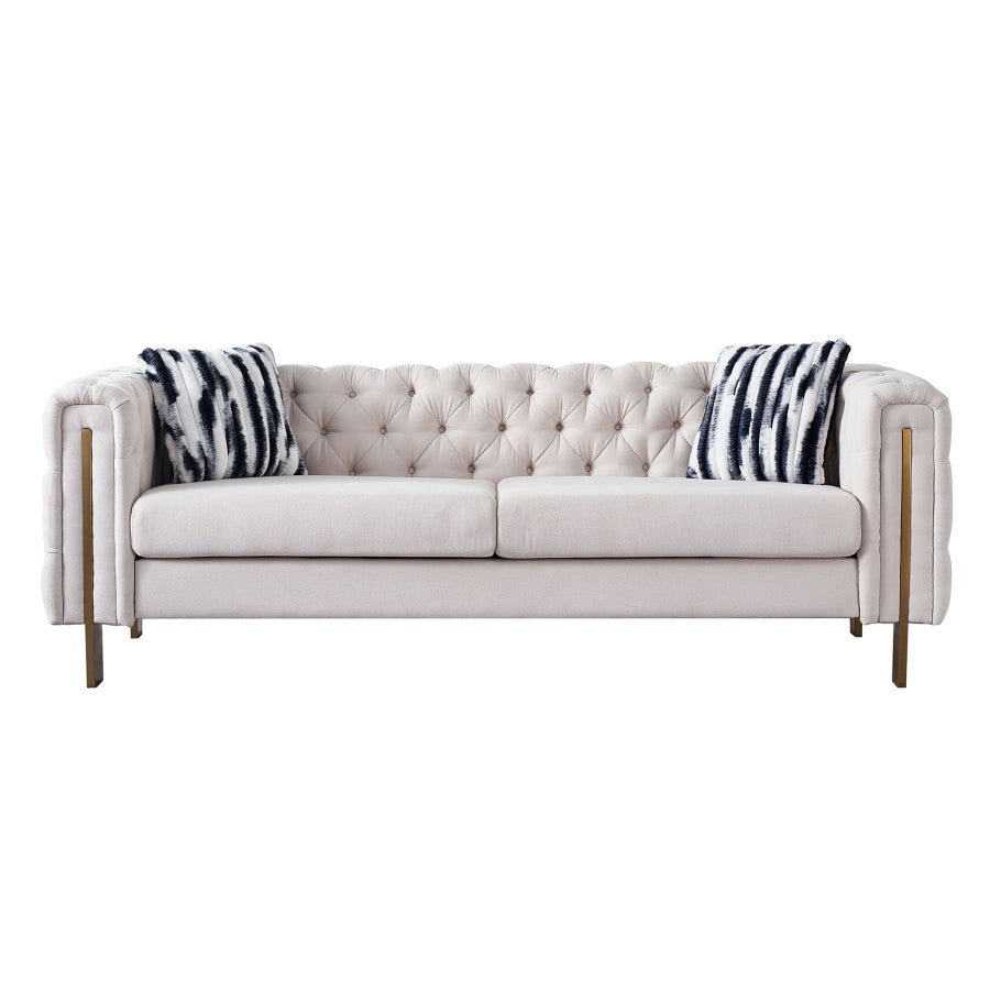 Modern Velvet Sofa 3 Seater Sofa