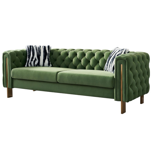 Modern Velvet Sofa 3 Seater Sofa