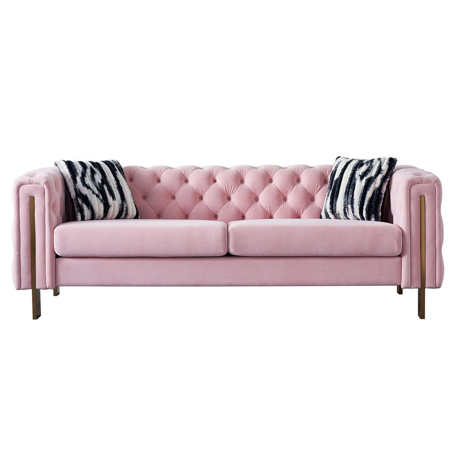 Modern Velvet Sofa 3 Seater Sofa